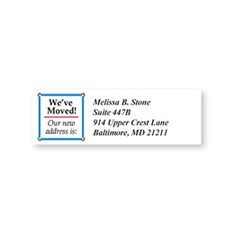 Weve Moved Sheeted Address Labels