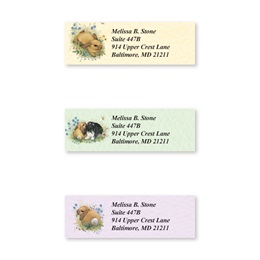 Lovely Bunny Sheeted Address Label Assortment