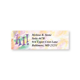 Hi Sheeted Address Labels