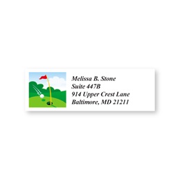 Golf Sheeted Address Labels