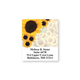 Sunflowers Galore Sheeted Address Labels