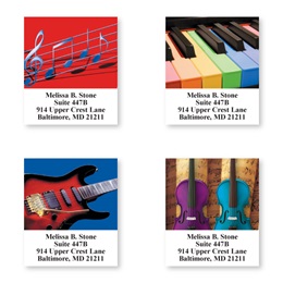 Instrumental Sheeted Address Label Assortment