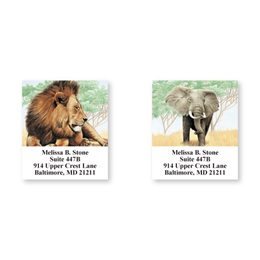 Trip To Africa Sheeted Address Label Assortment