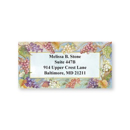 Bacchus Sheeted Address Labels