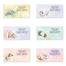 Bunnies Sheeted Address Label Assortment