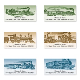 Riding The Rails Sheeted Address Label Assortment