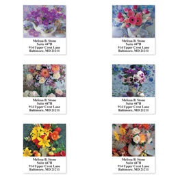 Floral Charms Sheeted Address Label Assortment