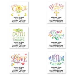 Faithful Expressions Sheeted Address Label Assortment