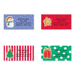 Holiday Doo Dads Sheeted Address Label Assortment