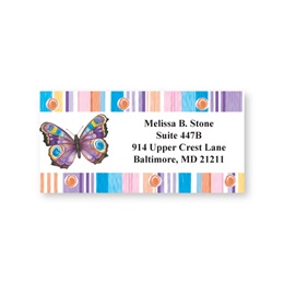 Butterfly Fantasy Sheeted Address Labels
