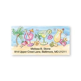 Tropical Coolers Sheeted Address Labels
