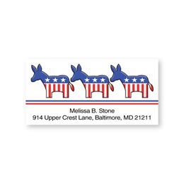 Democrat Sheeted Address Labels