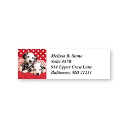 Dalmatian Sheeted Address Labels