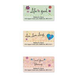 Pithy Sayings Sheeted Address Label Assortment