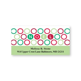 Noel Sheeted Address Labels