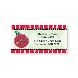 Ornament Sheeted Address Labels