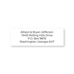 Personalized Generic White Sheeted Address Labels