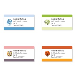 Personalized Seasons of Life Assorted Sheeted Address Labels