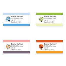 Personalized Seasons of Life Assorted Sheeted Address Labels