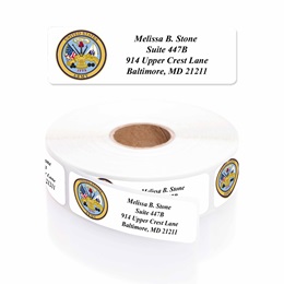 Army Designer Rolled Address Labels