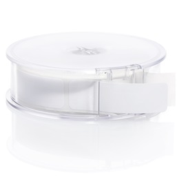 Elegant Round Plastic Address Label Dispenser