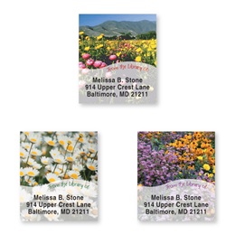 Field Of Flowers Bookplate Assortment
