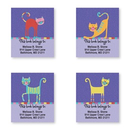Fun Cats Bookplate Assortment