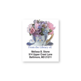 Tea And Posies Bookplates
