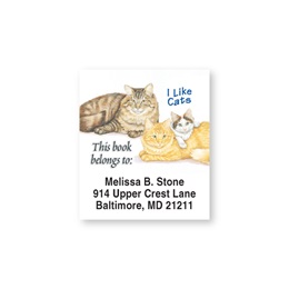 I Like Cats Bookplates