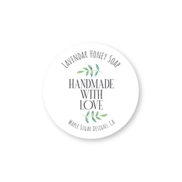 Personalized Greenery Sheeted Product Labels