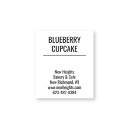 Personalized Modern Sheeted Product Labels