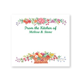 Harvest Basket Personalized Canning Labels