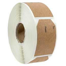 Natural Brown Kraft To & From Gift Tag Stickers