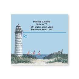 Lighthouse Personalized Shipping Labels