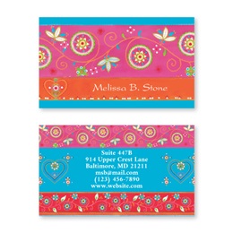 Marrakesh Double Sided Calling Cards