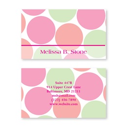 Just Dots Double Sided Calling Cards