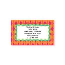 Bright Fun Single Sided Calling Cards
