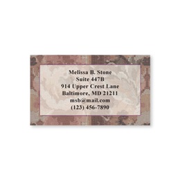 Tapestry Single Sided Calling Cards