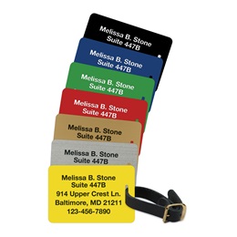 Premium Plastic Luggage And Bag Tags