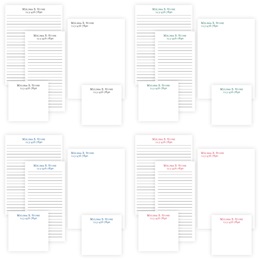 Personalized Memo Pad Assortment