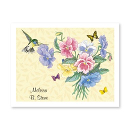 Hummingbird Personalized Note Cards