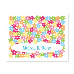 Flowers Personalized Note Cards