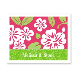 Hawaiian Personalized Note Cards