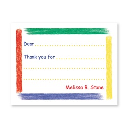 Personalized Kids Thank You Cards