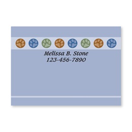Paw Dots Personalized 4X3 Post It Notes
