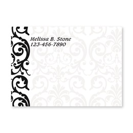 Elegant Lace Personalized 4X3 Post It Notes