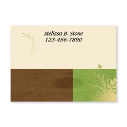 A Green Earth Personalized 4X3 Post It Notes