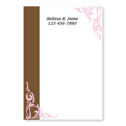 Afternoon Tea Personalized 4X6 Post It Notes