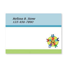 All Together Now Personalized 4X3 Post It Notes
