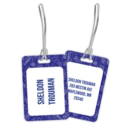 Video Gamer Double Sided Plastic Luggage & Bag Tag